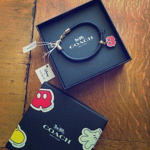 NWT Limited Edition Coach x Disney charm bracelet